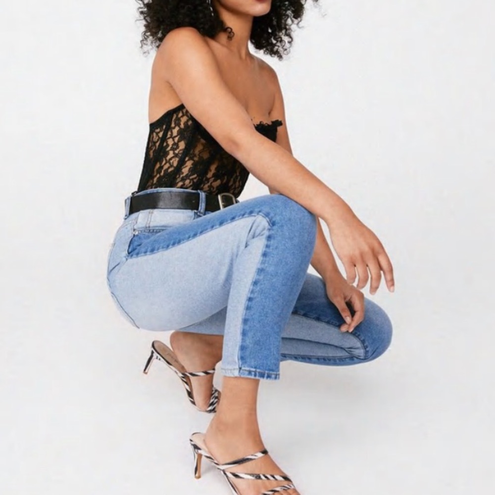 TWO TONED JEANS